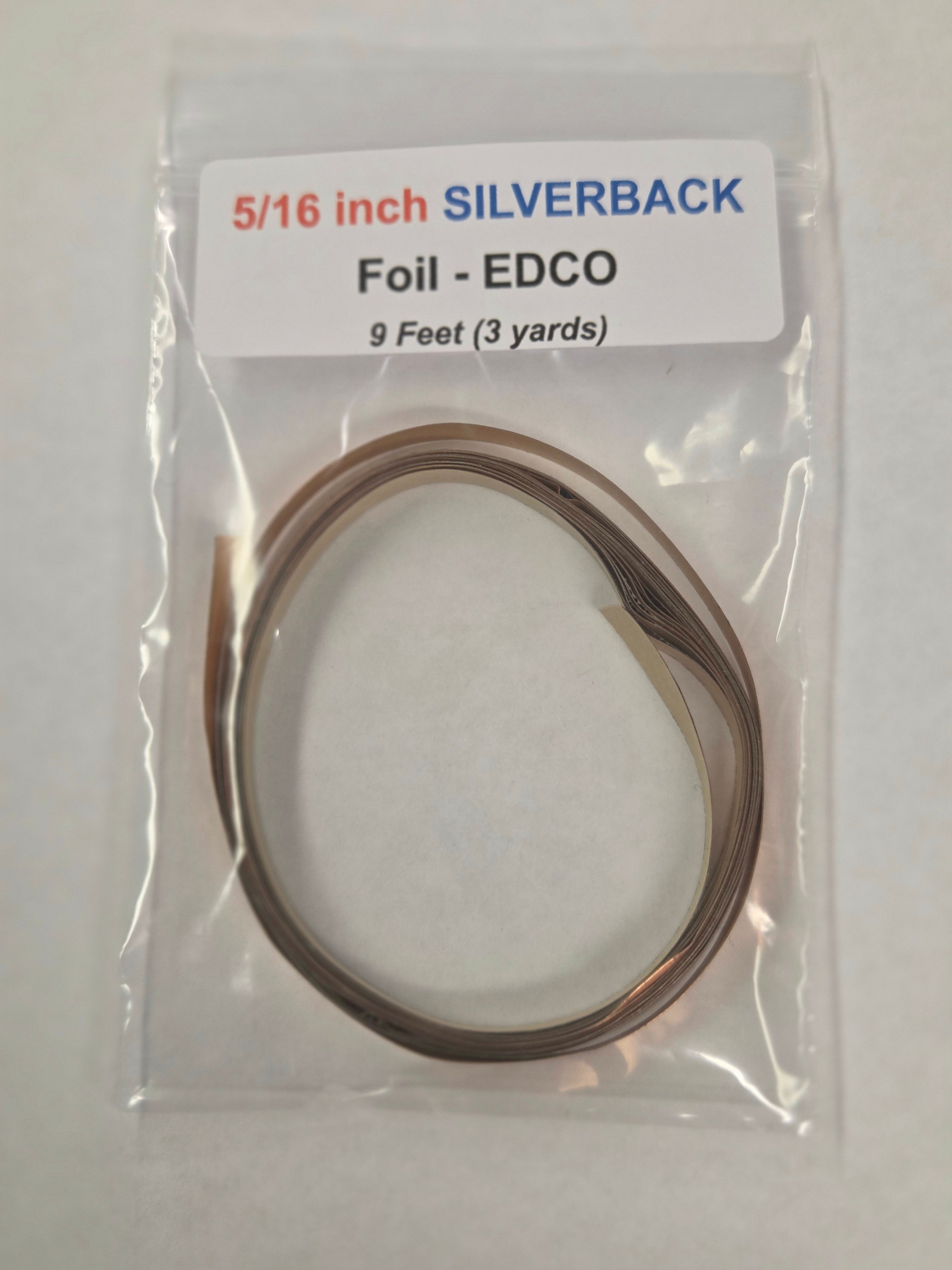 CLOSEOUT 5/16" EDCO Silver Back Copper Foil Tape (9 FT)